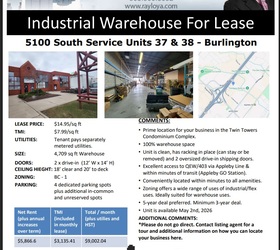 5100 South Service Road,  37/38, Burlington, ON L7L 6A5
