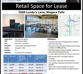 7500 Lundy's Lane,  B17, Niagara Falls, ON L2G 1W2